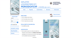 Desktop Screenshot of diplomaperiodoncia.com